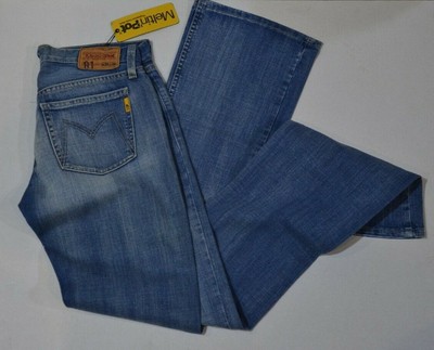 Jeans Meltin Pot Nicole chiaro , modello a zampa donna | eBay