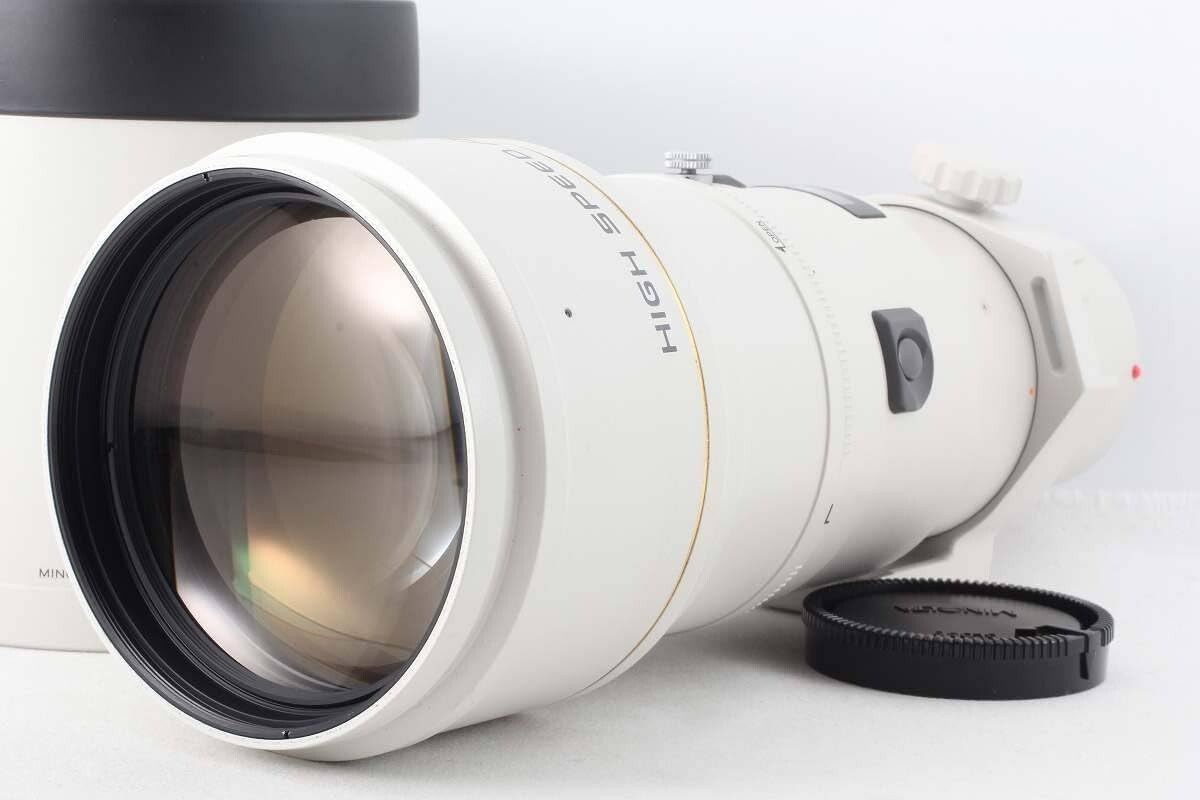 【良品】MINOLTA AF APO TELE 400mm F4.5G MINT] MINOLTA AF APO TELE 400mm F4.5 G HIGH SPEED SONY SLR camera