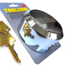 Concealed Shackle Round Padlock 73mm. High Security Lock for Vans Trucks Shutter