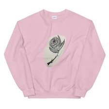 Unisex Sweatshirt Rose design