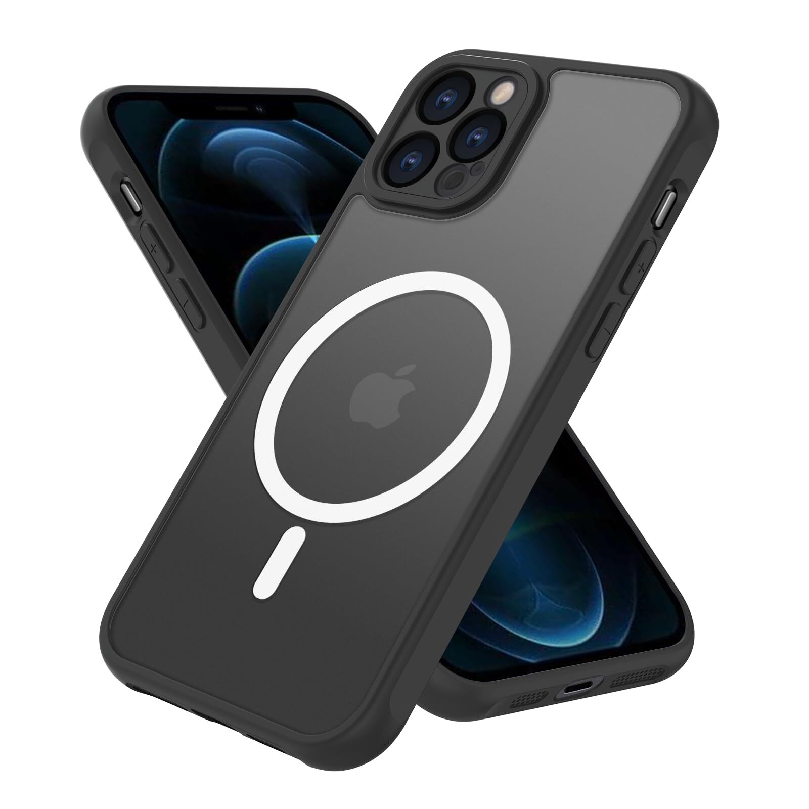 for iphone12pro case translucent MagSafe compatible for iphone12pro cover e 840