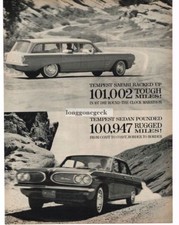 1961 Pontiac Tempest Sedan Safari Station Wagon Vintage Ad