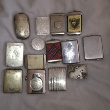 REDUCED. Selection of 14 Vesta Box Cases, some vintage, some with Strikers. 