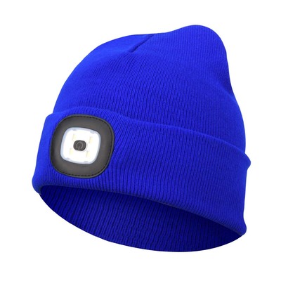 Mütze mit Licht Unisex Mütze mit LED Licht USB Wiederaufladbar Laufmütze