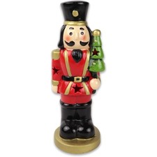 Lighted Nutcracker Christmas Decoration Tabletop Holiday Decor 8.12 Inch Indoor
