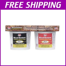 Premium 64 oz. Epoxy Putty Kit - Strong Wood Repair & Restoration Solution