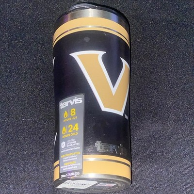 Tervis 20 Oz Stainless Steel Vanderbilt Commodores Tumbler W/ Lid NCAA T1-1221