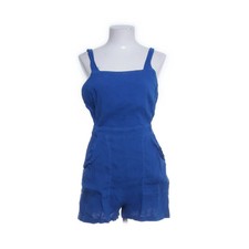 Zara, Latzhose, Größe: XS, Blau, Damen, Einfarbig #xCz