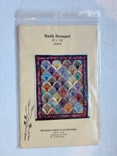 Prairie's Edge Patchworks "Batik Bouquet" wzór kołdry, nowy