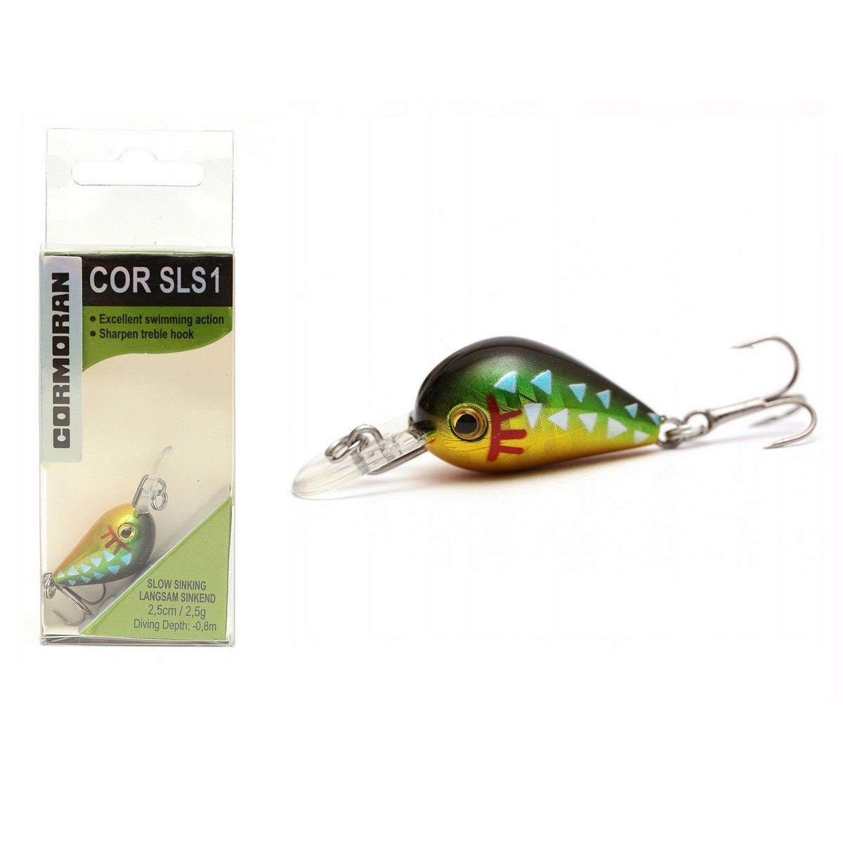 Воблер Cormoran Cor SLS1 25 см 25 г Firetiger Ultralightkder для ловли на воблеры 2290₽