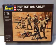 REVELL  1:76 SOLDATINI  BRITISH 8th ARMY WW II  44 FIGURE 52 PARTI  ART 02617