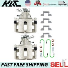 Pair of Rear Brake Calipers w/ Bracket For 20...