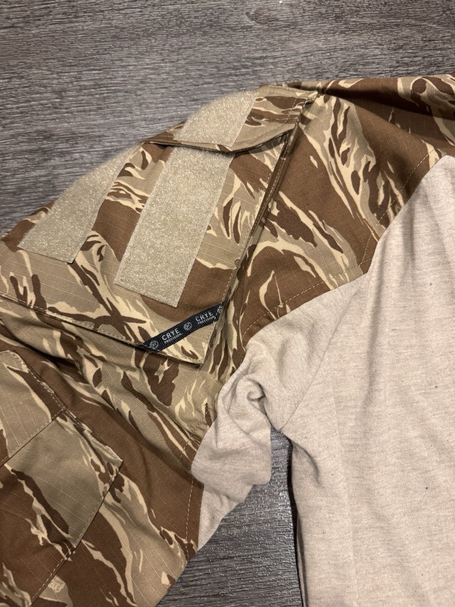 Crye Precision Desert Tiger Stripe G3 Combat Shirt Top Large Long