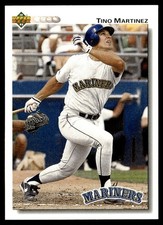 1992 Upper Deck Tino Martinez Seattle Mariners #554
