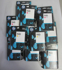 Lot of 14 HP 940 Ink Cartridge 4 Magenta , 5 Yellow, 5 Cyan