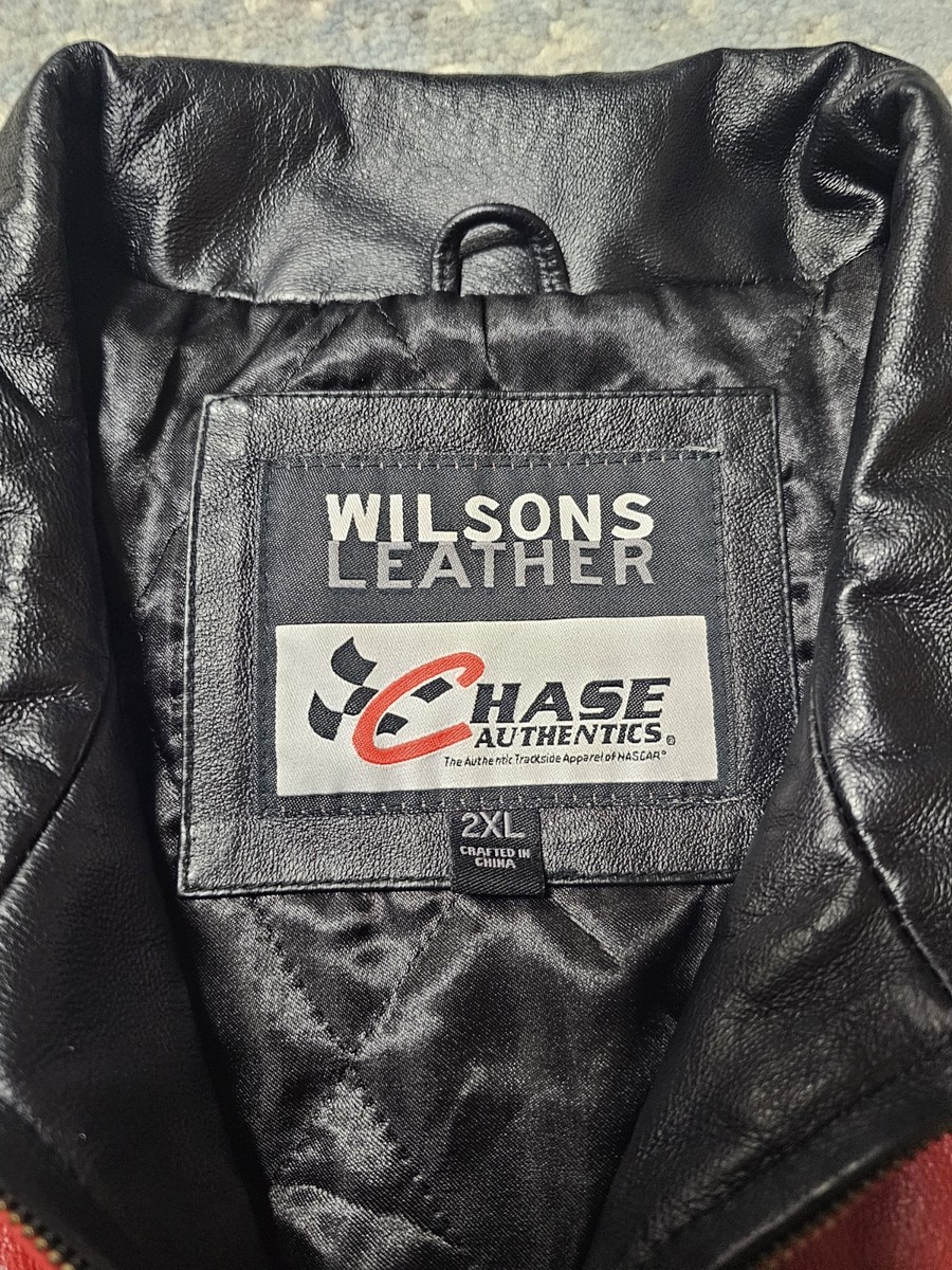 Vintage Dale Earnhardt Jr #8 Chase Wilsons Leather Budweiser