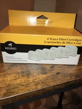 4 GENUINE KEURIG Water Filter Cartridges, Fits Water Filter Handles, Sealed
