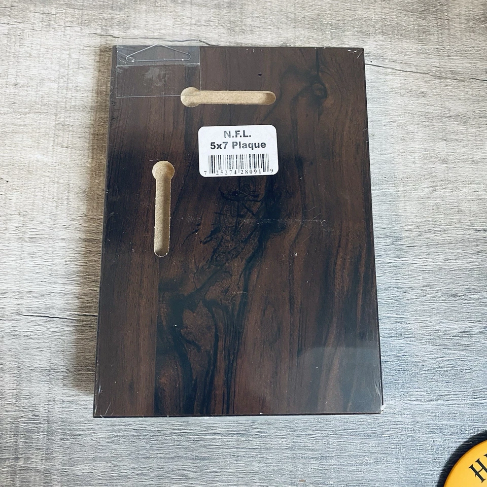 NFL PLACA SELADA DE MADEIRA CARTÃO PITTSBURGH STEELERS BEN ROETHLISBERGER - Imagem 4 de 4