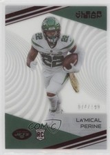 2020 Panini Chronicles Clear Vision Rookies Blue 74/99 La'Mical Perine 0e3p