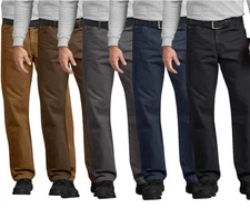 Dickies Mens Relaxed Fit Sanded Duck Carpenter Pants - DU336 - New