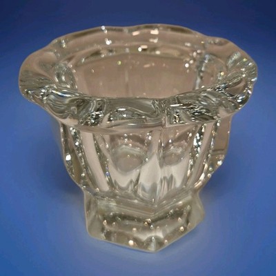 Baccarat Crystal Jar Jam Condiment Server Small France No Lid Marked