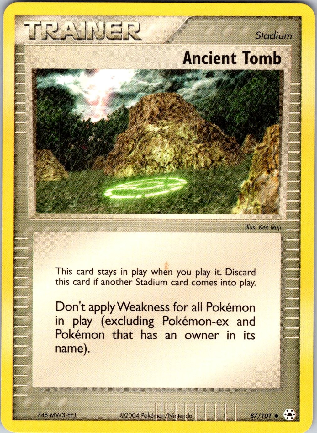 Ancient Tomb 87/101 Hidden Legends Pokemon NM Normal