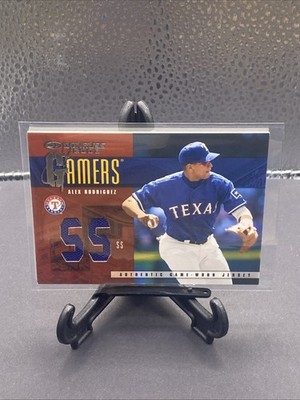 2003 Donruss Alex Rodriguez Gamers Game Worn  SS  Jersey #98/100