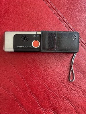 Agfa Agfamatic 2000 Sensor Pocket Kamera Color Agnar Optik mit Tasche #A69