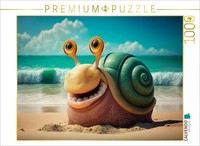 Calvendo Puzzle Vacation Snail | 1000 Pieces, Finished Size 25.2 × 18.9 In (64 ×