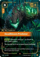 1x Deadbloom Predator - 161/298 - Epic - Foil NM-Mint Riftbound TCG: Origins Rif — live eBay listing