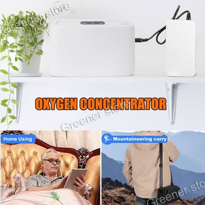 Tragbarer 3L Oxygen Sauerstoffkonzentrate-Generator + Batterie-Hauptreise+ Bag T