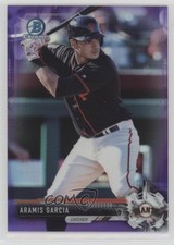 2017 Bowman Chrome Prospects Purple Refractor 230/250 Aramis Garcia #BCP29 9gj