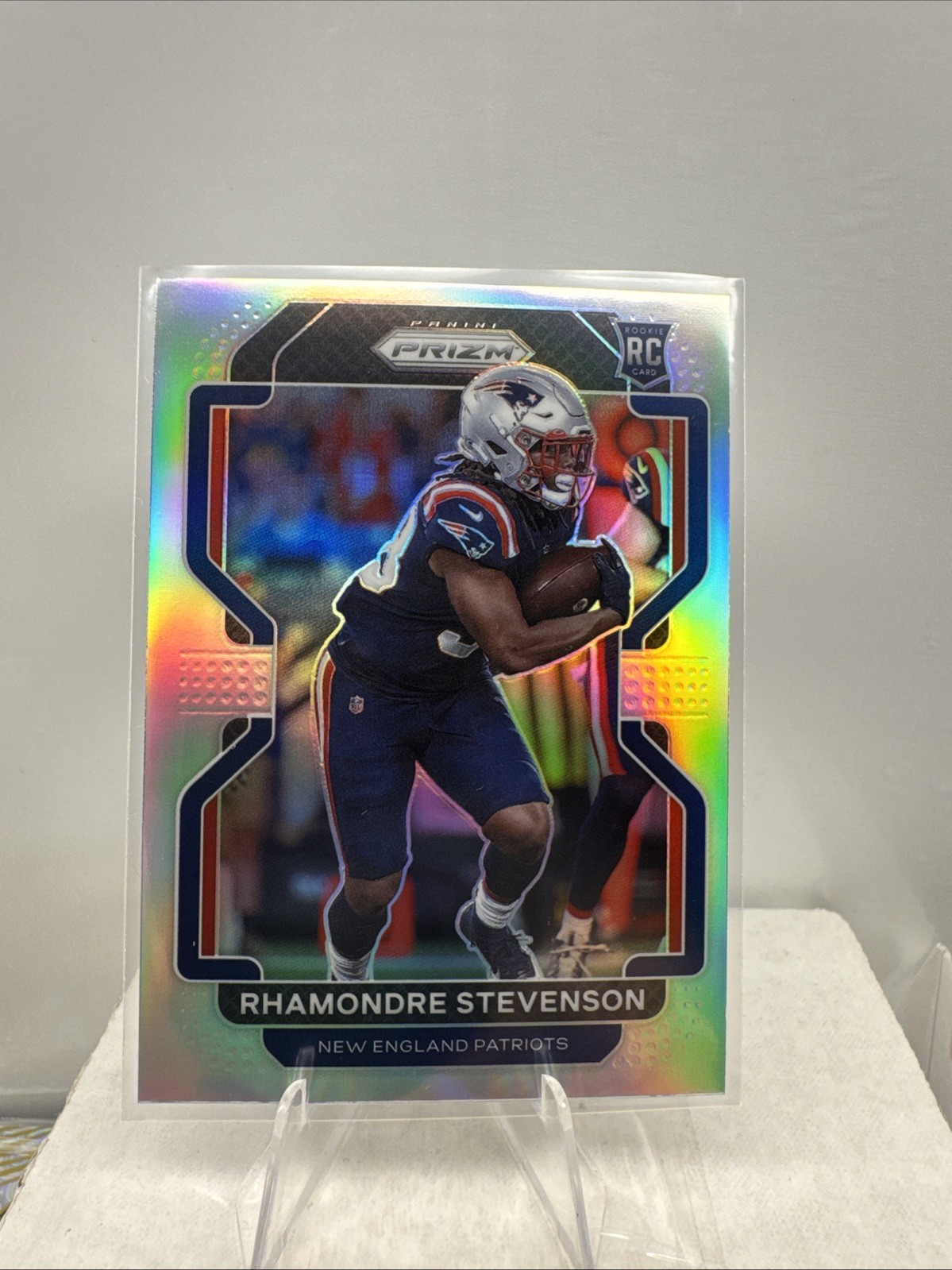 2021 Panini Prizm - Rookie Rhamondre Stevenson #367 Silver Prizm (RC)