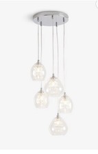 NEXT Clear Bella 5 Light Cluster Ceiling Light