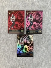 2021 Panini Illusions Nico Collins lot 3. Red/Pink Numbered and Base