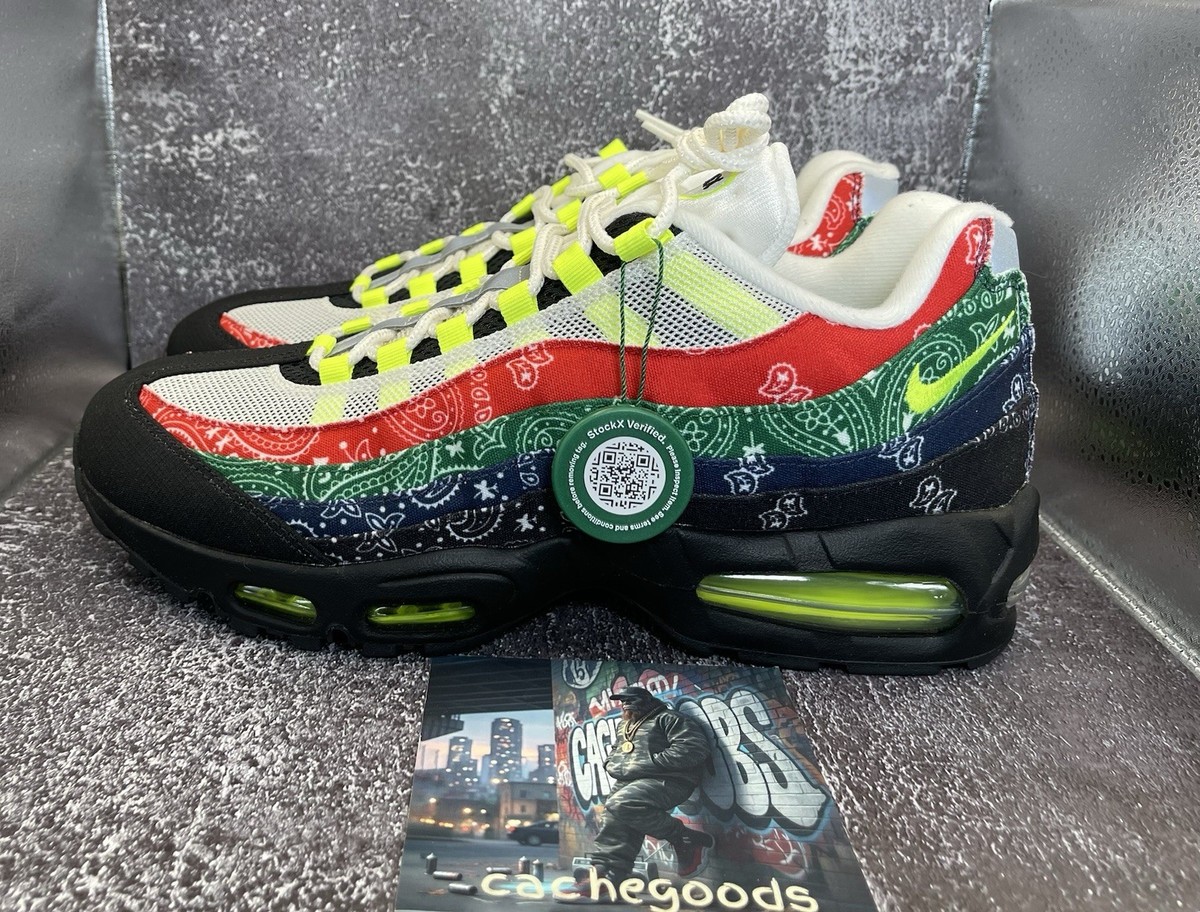 Nike Air Max 95 SP Paisley Bandana Multi-Color IQ0620-100 Size