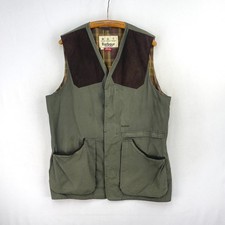 Barbour Sporting Highmoor Shooting Vest Mens XL Green Hunting Gilet Waistcoat