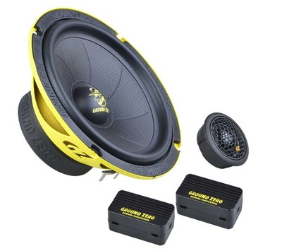 Ground Zero GZIC 165.2SPL 16.5cm Component Speakers 200 Watts RMS: 120 Watts