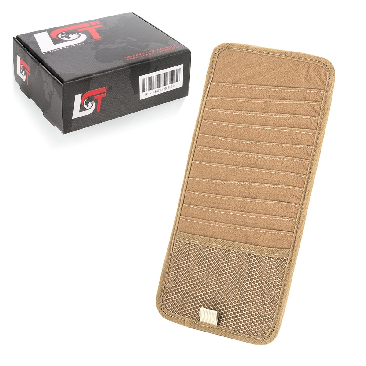 Cd Dvd Case Bag Organizer Sun Visor 12 Beige for HONDA
