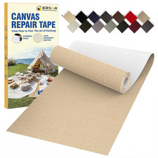 Canvas Repair Tape, 3.2 x 63 Inch Waterproof Heavy Duty Fabric Tape for Furnitur