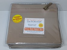 Egyptian Cotton 1800 Thread Count Full Size Sheet Set The Sheet People Brand New