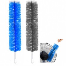 Fan Cleaner Brush, Brush Cobweb Duster Microfiber 2 Pack, Gray