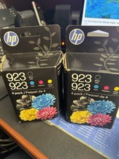 HP Original 923 4-Pack Inkjet Ink Cartridges Black Cyan Magenta Yellow 2 Pack