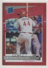 2020 Panini Donruss Rated Rookie Holo Red Aristides Aquino #39 0a4s