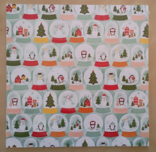 NEW Stampin' Up SNOWY SCENES DSP Designer Series Paper 12 x 12 - 12 sheets