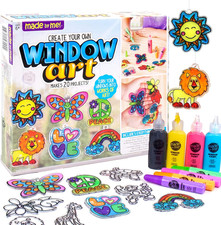 Create Your Own Window Art, Paint Your Own Suncatchers, DIY Arts  Crafts Idea,