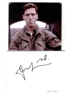 Damian Lewis vintage signed page Band of Brothers