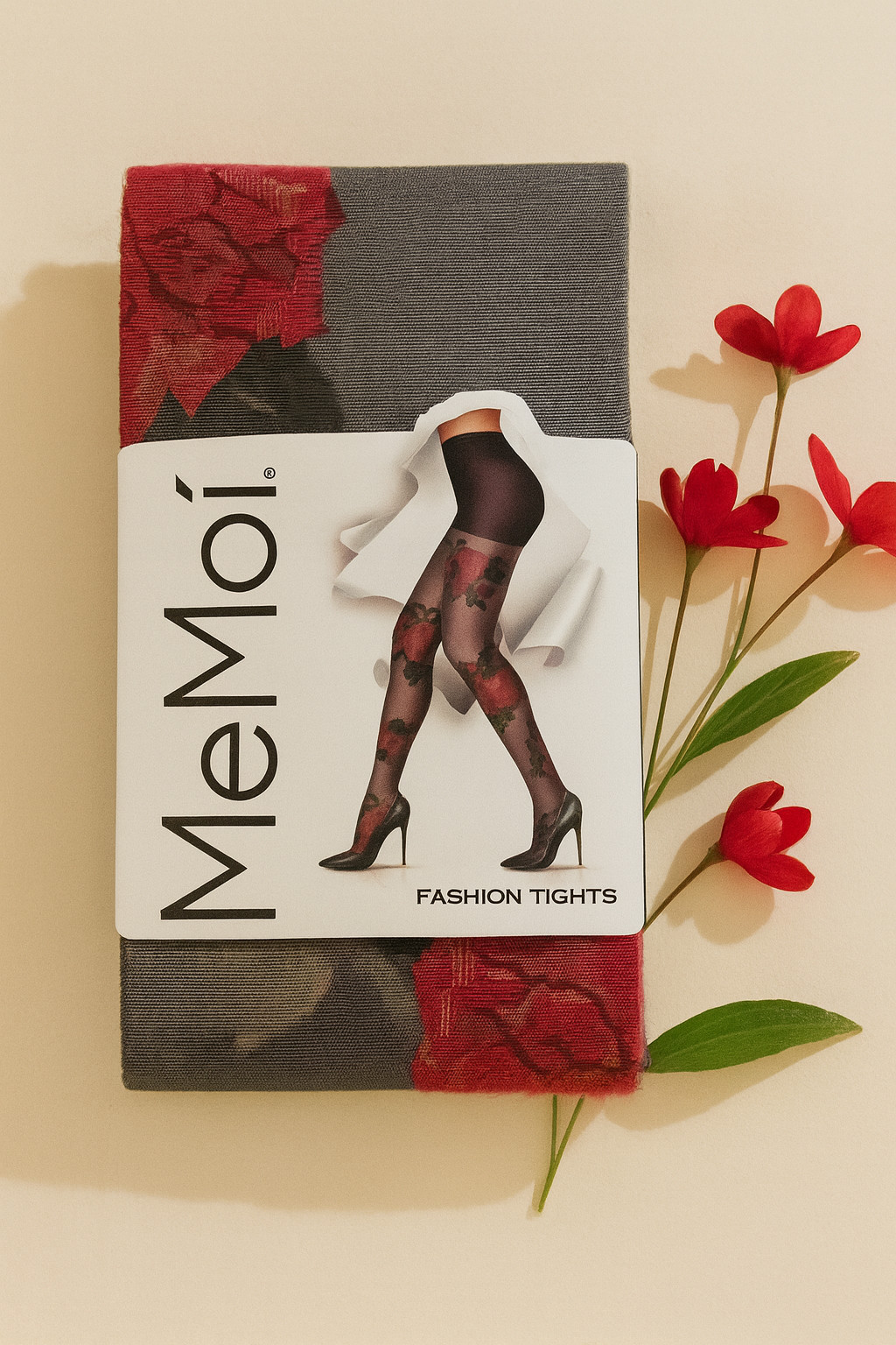 MEMOI FASHION ROSA GARDEN TGHTS SIZE Medium /Large