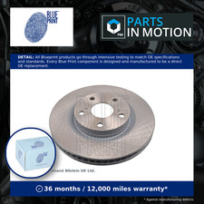 Image of 2x Brake Discs Pair Vented Front 296mm ADT343206 Blue Print Set 4351202250 New