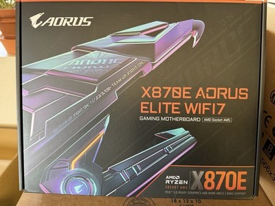 New GIGABYTE X870E AORUS ELITE WIFI7  Socket AM5 AMD ATX Motherboard